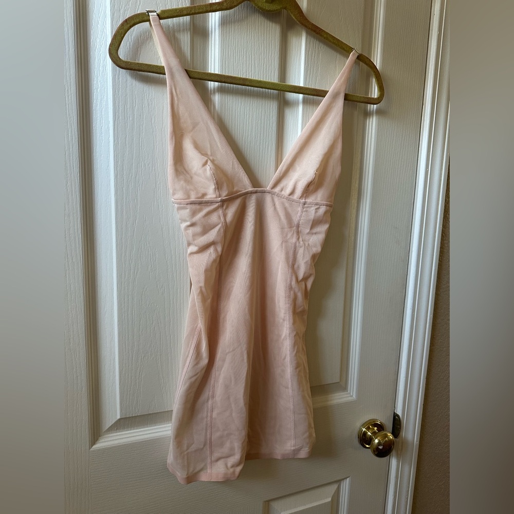 NWT Intimately Free People mesh intimate dress in blush color